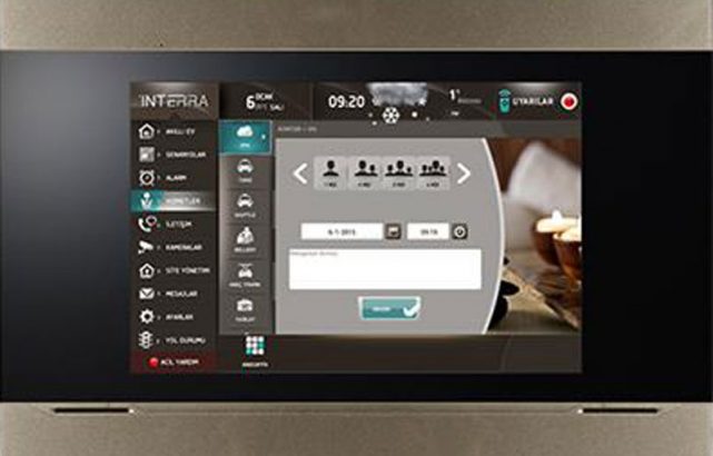 İnterra Touch Panel ile Akıllı Ev Sistemleri Kontrol Sizde